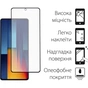 Чохол до мобільного телефона Dengos POCO M6 Pro 4G Matte + glass (Black) (DG-KM-111) - зменшене зображення 3