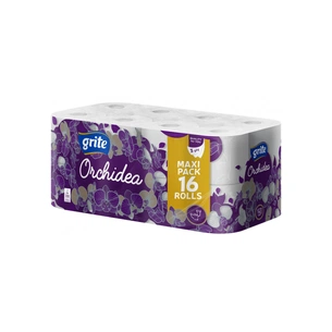 Туалетний папір Grite Orchidea 3 шари 16 рулонiв (4770023348200) зображення 1