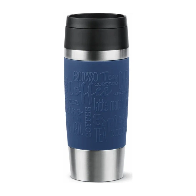 Термокружка Tefal Travel Mug Classic, 360мл, нержавіюча сталь, синій (N2020310) - picture 1