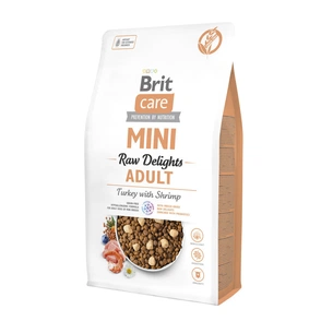 Сухий корм для собак Brit Care Mini Raw Delights Turkey with Shrimp для малих порід 2 кг (8595602571321) зображення 1