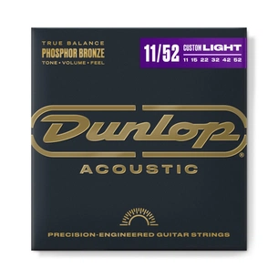 Струни для гітари Jim Dunlop Phosphor Bronze Acoustic Guitar Strings (11-52) (DAP1152) зображення 1
