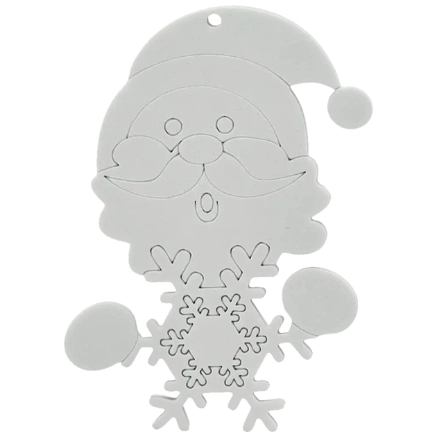 Ялинкова іграшка Chomik Комплект прикрас для розфарбовування 3шт 10см та фломас (5900779897120_2) - picture 3