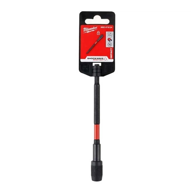 Тримач для біт Milwaukee магнітний ShW, з фіксатором, 152мм (4932471824) - picture 3