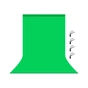 Фон Puluz PU5206G backdrop 3x6 m green (PU5206G) - уменьшенное изображение 1
