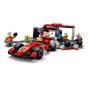 Конструктор LEGO City Піт-стоп і піт-екіпаж F1 з болідом Ferrari (60443) - зменшене зображення 3