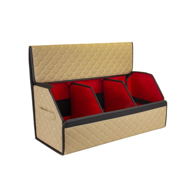 Сумка-органайзер EVAtech ECO L 30x30x65 см бежева з бежевою ниткою (EHECELIIBR) - picture 3