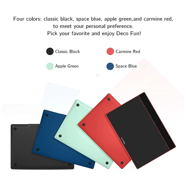 Графический планшет XP-Pen Deco Fun Black (Deco Fun XS_BK) - изображение 9