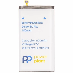 Акумуляторна батарея PowerPlant Samsung Galaxy S10 Plus (EB-BG975ABU) 4100mAh (SM170739) зображення 1