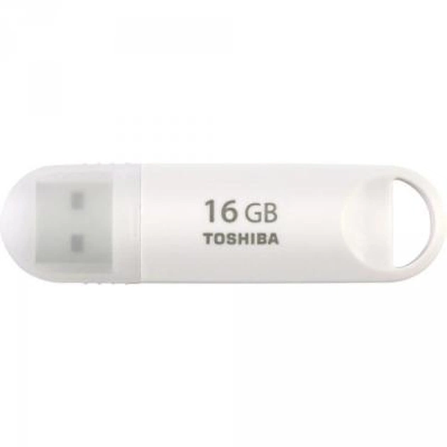 USB флеш накопичувач Toshiba 16GB Suzaku White USB 3.0 (THN-U361W0160M4) - изображение 1