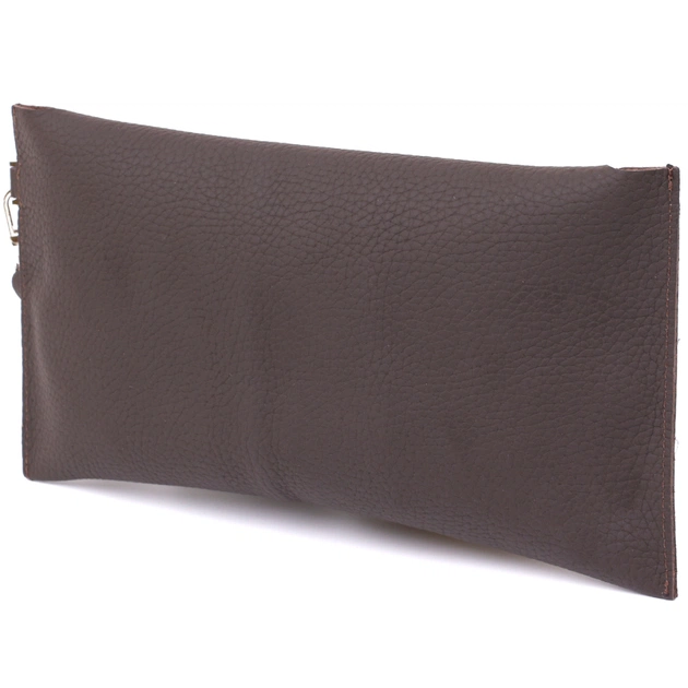 Косметичка Shvigel Шкіряна матова тревел Коричнева (16418) - зображення 2