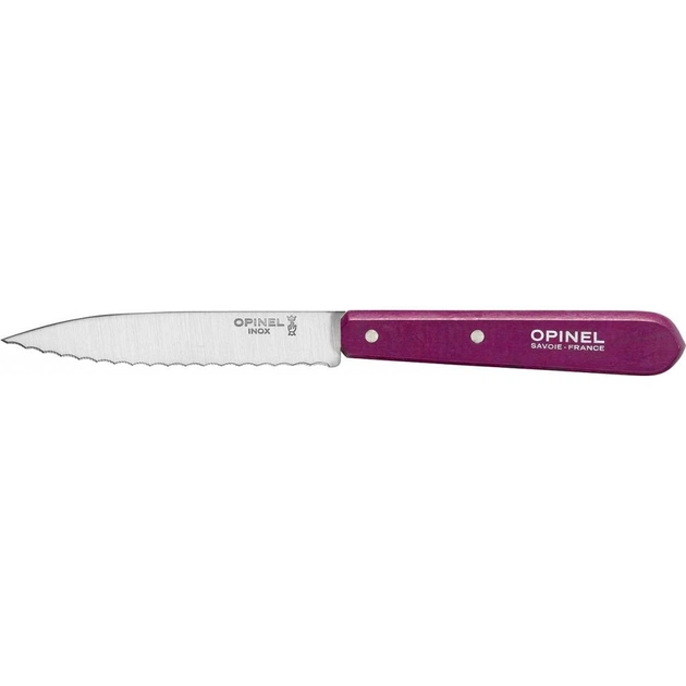 Кухонний ніж Opinel №113 Serrated фіолетовий (001569-p) - изображение 1