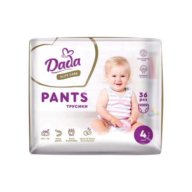 Підгузки Dada Elite Care 4 Maxiт (9-15 кг) 36 шт (4820174980733) - зображення 1