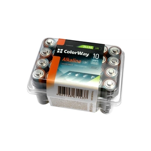 Батарейка ColorWay AA LR6 Alkaline Power (лужні) * 24 plastic box (CW-BALR06-24PB) зображення 1