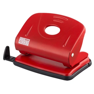 Діркопробивач Buromax metal, 20sheets, red (BM.4037-05) зображення 1