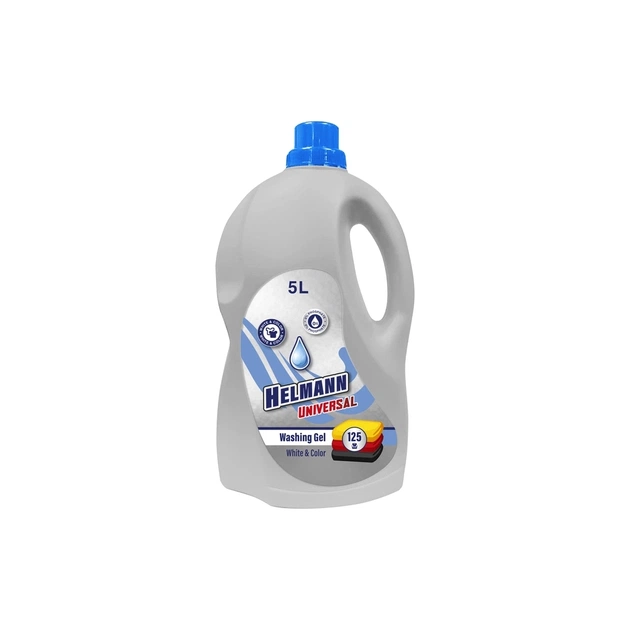 Гель для прання Helmann Universal Для білих та кольорових речей 5 кг (4820268103703) - зображення 1