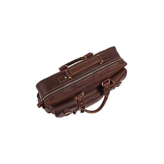 Сумка Vintage Шкіряна Коричнева (14075) - зображення 8