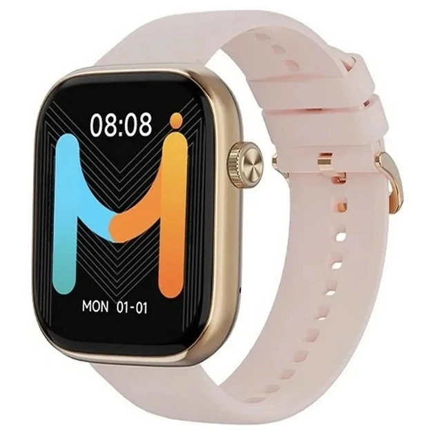 Смарт-годинник iMiki ST2 Gold Silicone Strap - зображення 1