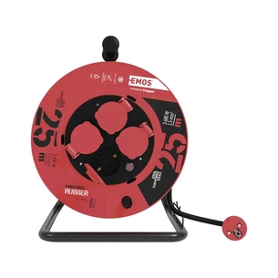 Мережевий подовжувач EMOS катушка 4 роз., 25 м (P08225) зображення 1