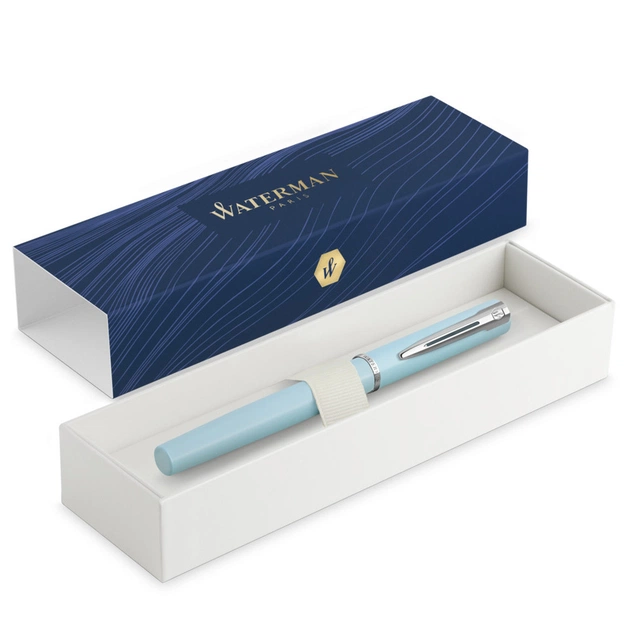 Ручка перьевая Waterman ALLURE Pastel Blue CT FP F (13 315) - изображение 3