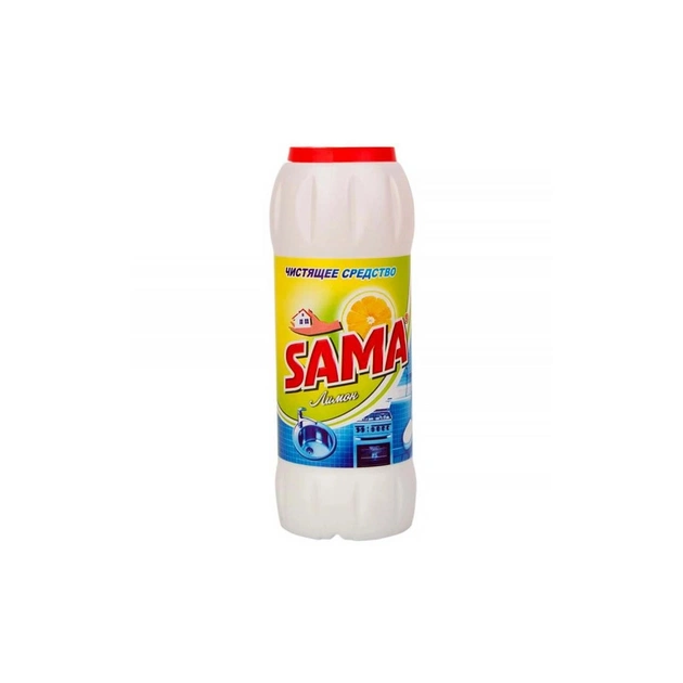 Порошок для чистки кухни Sama Лимон 500 г (4820270630129) - изображение 1