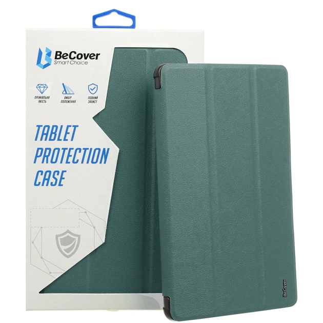 Чeхол BeCover TPU Edge с креплением Apple Pencil для Apple iPad Air 11" M2 2024 Dark Green (711433) - изображение 1