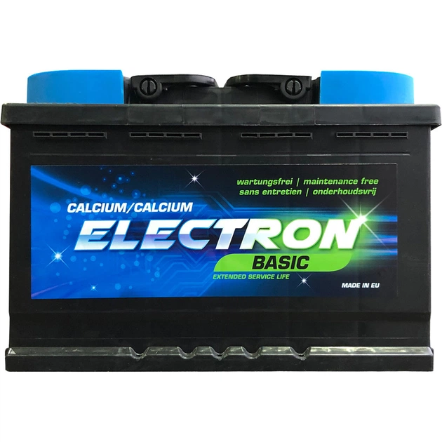 Акумулятор автомобільний ELECTRON BASIC 75Ah Н Ев (-/+) (680EN) (575046068) - изображение 1