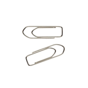 Скріпки канцелярські Axent п'ятикутні нікельовані 28мм 100шт (картонна упаковка) (4113-A) зображення 1