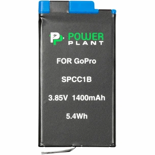 Акумулятор до фото/відео PowerPlant GoPro SPCC1B 1400mAh (декодирован) (CB970384) зображення 1