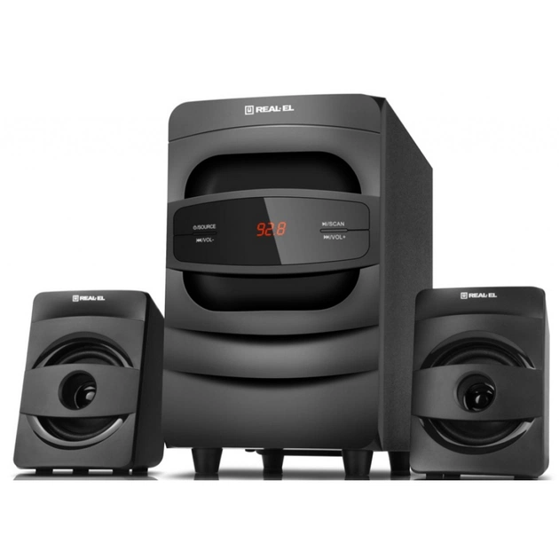 Акустична система REAL-EL M-390 Black - зображення 1