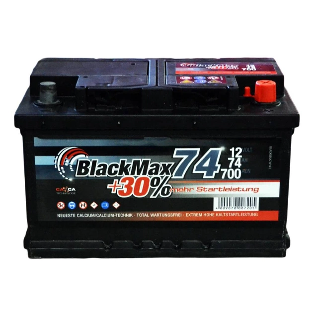 Акумулятор автомобільний BlackMax 74А (B5007) - изображение 1