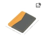 Кардхолдер Visconti VSL40 Axe Grey Mustard (VSL40 GREY MUST) - уменьшенное изображение 4