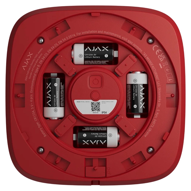 Сирена Ajax EN54 FireProtect Sounder red - picture 3