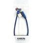 Дата кабель USB 2.0 AM to Lightning 0.25m blue Dengos (NTK-L-UG-SHRT-SET-BLUE) - зменшене зображення 3