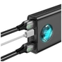 Батарея універсальна Baseus Amblight 30000mAh PD3.0/65W, QC3.0, Type-C, 4*USB (PPLG000101) - зменшене зображення 6