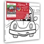 Картина по номерам Santi Веселий автомобіль 25*25 см (954593) - зменшене зображення 2