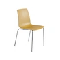 Кухонний стілець PAPATYA x-treme-s, сидіння матове жовте, ніжки хромовані (2650) - preview 1