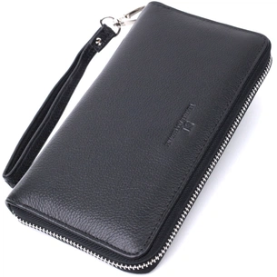 Гаманець ST Leather Унісекс З натуральної шкіри Чорний (22697) зображення 1