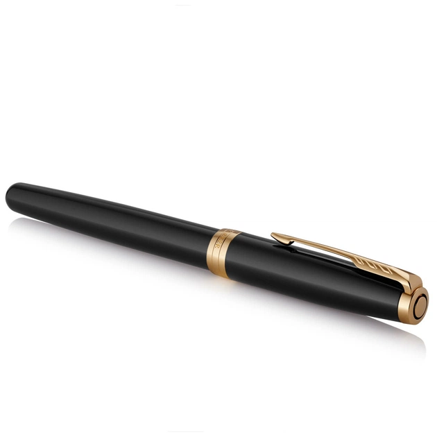 Ручка перьевая Parker SONNET 17 Black Lacquer GT  FP F (86 015) - изображение 4