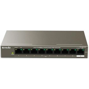 Комутатор мережевий Tenda TEF1109P-8-63W зображення 1