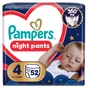 Підгузки Pampers Night Pants Розмір 4 (9-15 кг) 52 шт (8006530320665) - зменшене зображення 1
