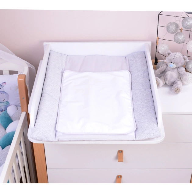 Пеленальний матрацик Верес Velour Grey melange 50х70 см (429.03) - picture 3