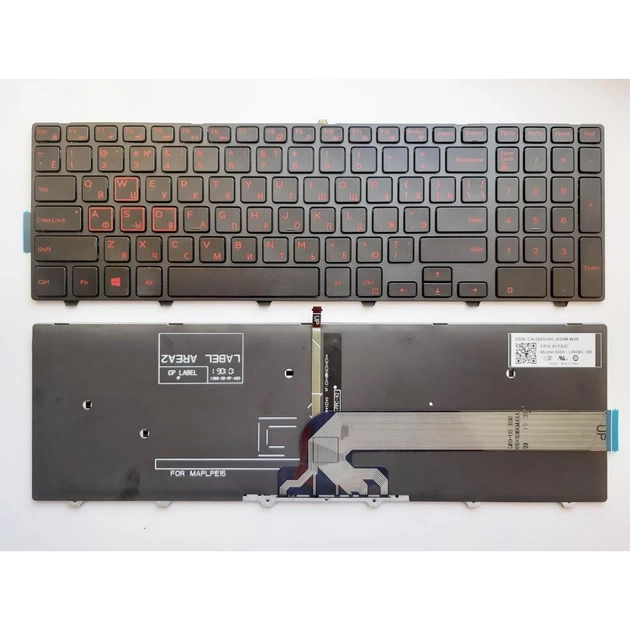 Клавіатура ноутбука Dell Inspiron 15 3541/3542/5521/5542/5545/5547/5548, Gaming (A46093) - зображення 1