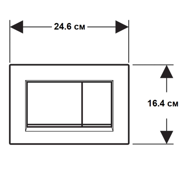 Панель змиву Geberit Sigma30 білий (115.883.11.1) - picture 3