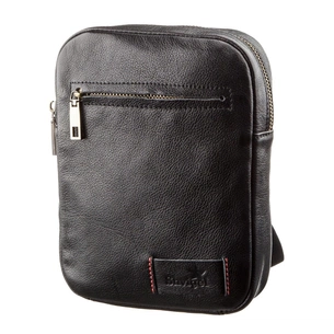 Сумка Shvigel Чоловіча шкіряна Чорна (19102) зображення 1