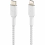 Дата кабель USB-C to Lightning 2.0m white Belkin (CAA004BT2MWH) - зменшене зображення 2