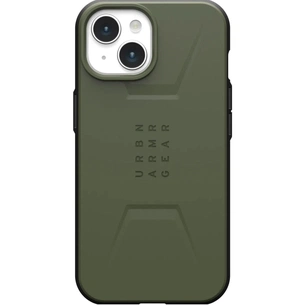 Чохол до мобільного телефона UAG Apple iPhone 15 Plus Civilian Magsafe, Olive Drab (114306117272) зображення 1