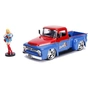 Машина Jada металева Комікси DC Супердівчина Форд F-100 1956 з фігуркою 1:24 (253255008) - зменшене зображення 2