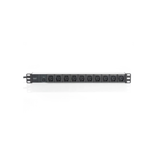 Силовий блок 19" 1U w/PDU 10xC13, 10A, 250V, вилка C14 Digitus (DN-95404) - picture 3