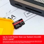 Карта пам'яті SanDisk 256GB microSDXC class 10 UHS-I U3 A1 Express (SDSQXFN-256G-GN4NN) - зменшене зображення 4