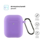 Чохол для навушників Armorstandart Ultrathin Silicone Case With Hook для Apple AirPods 2 Purple (ARM59690) - зменшене зображення 2